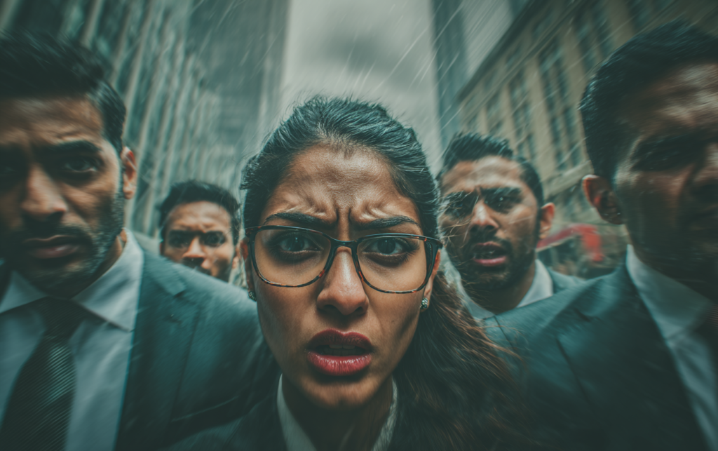 stressed indian working professionals